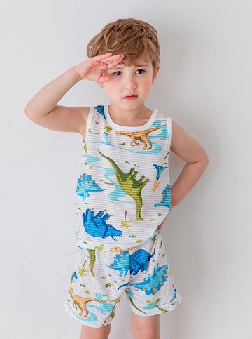 侏儸紀日記-輕透空氣衣無袖背心韓國童裝-KM065