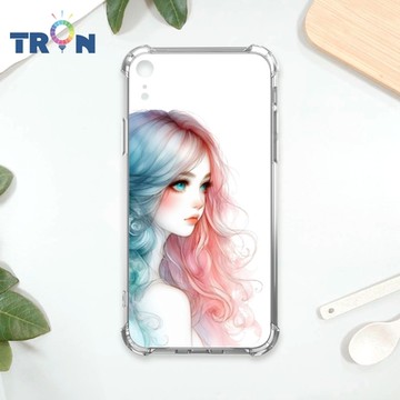 TRON IPhone XR 不愛笑的女孩 四角防摔 軟殼 手機殼