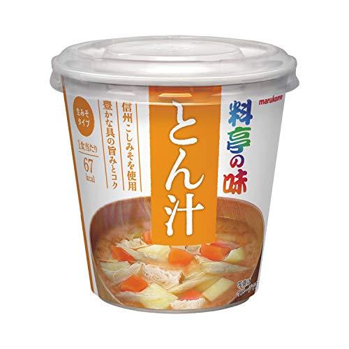 マルコメ カップ 料亭の味 とん汁 即席味噌汁 1食×6個