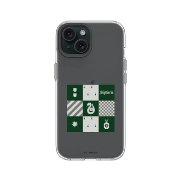 iPhone 15 Clear 透明 - 哈利波特 Harry Potter - 學院盃系列：史萊哲林