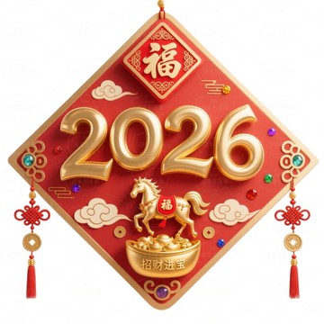 🔥臺灣出貨🔥新款2026馬年喜慶福字貼畫粘貼房間防水裝飾牆貼入戶門大門窗戶