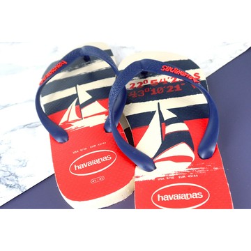 [巴拉娜巴西人字拖專賣店]中壢實體店面 Havaianas 哈瓦仕 夾腳拖/人字拖鞋 TOP NAUTICAL  帆船 男款 沙灘 新款 熱賣