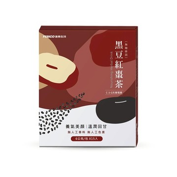 【遠東生技】黑豆紅棗茶(15包/盒)