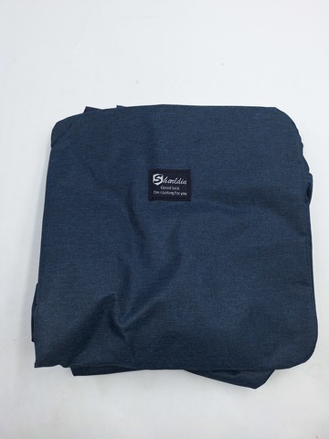 FANCY LIFE 手提保溫包  雙口袋便當保溫包  帶飯/出遊/購物一包搞定  25 x 12 x 25cm  藏青  1個