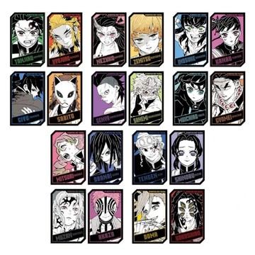 【鬼滅之刃✅】正版  角色全息收藏卡 一包 2張 第一彈 盲盒 富岡義勇 蝴蝶忍 無一郎 實彌 鬼滅收藏周邊