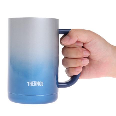 サーモス（THERMOS）（メンズ、レディース）食器 キャンプ アウトドア 真空断熱ジョッキ スパークリングレッド JDK-600C