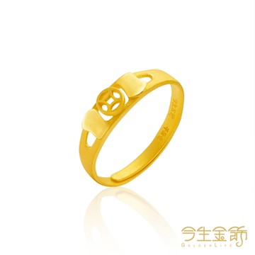 今生金飾 錢財萬利戒 黃金戒指