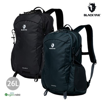 【BLACKYAK】COLLINE 26L後背包(深綠/黑色)-輕量 抗撕裂 健行後背包|BYFB1NBE08