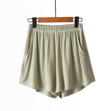 女士莫代爾短褲五分褲外出可外穿家居褲瑜伽褲大碼寬松睡褲薄款夏