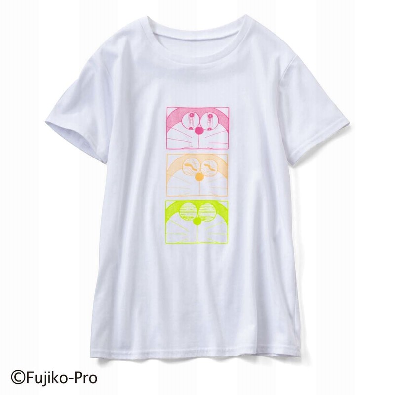 ドラえもん いろんな表情が楽しい プリントtシャツ フェリシモ Felissimo 通販 Lineポイント最大10 0 Get Lineショッピング