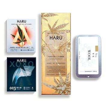 【HARU精選禮盒】 HARU聯名香氛禮盒－愛愛內含光組 羊毛蠟燭款