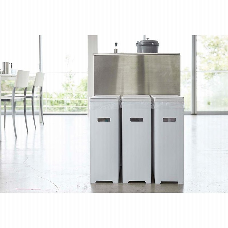 スリム蓋付きゴミ箱 タワー 3個組 ］ 山崎実業 tower ゴミ箱 3個