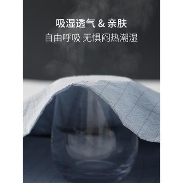 2025年夏爸爸薄款家居外穿短褲男士夏季中老年睡褲純棉寬松五分褲