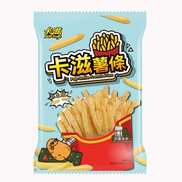 [家速配]卡滋鮮脆薯條-湖鹽海苔風味-90g