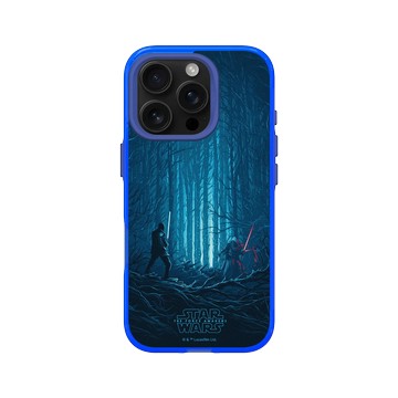 iPhone 16 Pro Clear 激光藍 - 迪士尼-星際大戰 Star Wars - 原力覺醒：凱羅·忍&芬恩-電影系列