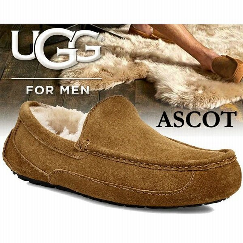 アグ UGG アスコット メンズ スリッポン UGG MENS ASCOT CHESTNUT ...