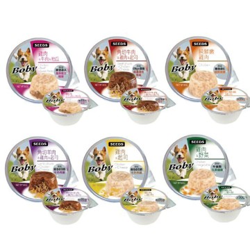 Seeds 【24入組】聖萊西-BOby特級機能愛犬餐杯 80g