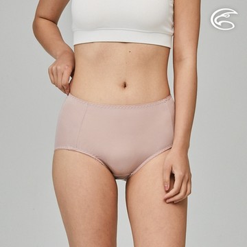 ADISI 女高腰彈性抗菌三角內褲AUP2311005 (M-3XL) 藕紫