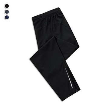 【米蘭精品】現貨+預購 運動長褲運動服跑步長褲健身訓練褲休閒長褲-彈力速乾寬鬆束腳休閒男褲子3色74la42