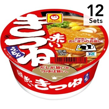 [ 12入組] Maruchan紅狐豆烏龍烏龍麵東杯 41g