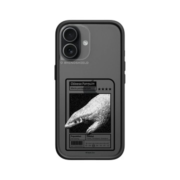 iPhone 17 Mod NX -邊框背蓋組合 (相機按鈕) 黑 - RHINOSHIELD X Taipei Zoo - 穿山甲：限量卡牌