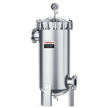 新品上市!!熱門爆品！！工業用不銹鋼過濾器布袋大流量法蘭式工廠柴油地下水泥沙大口徑