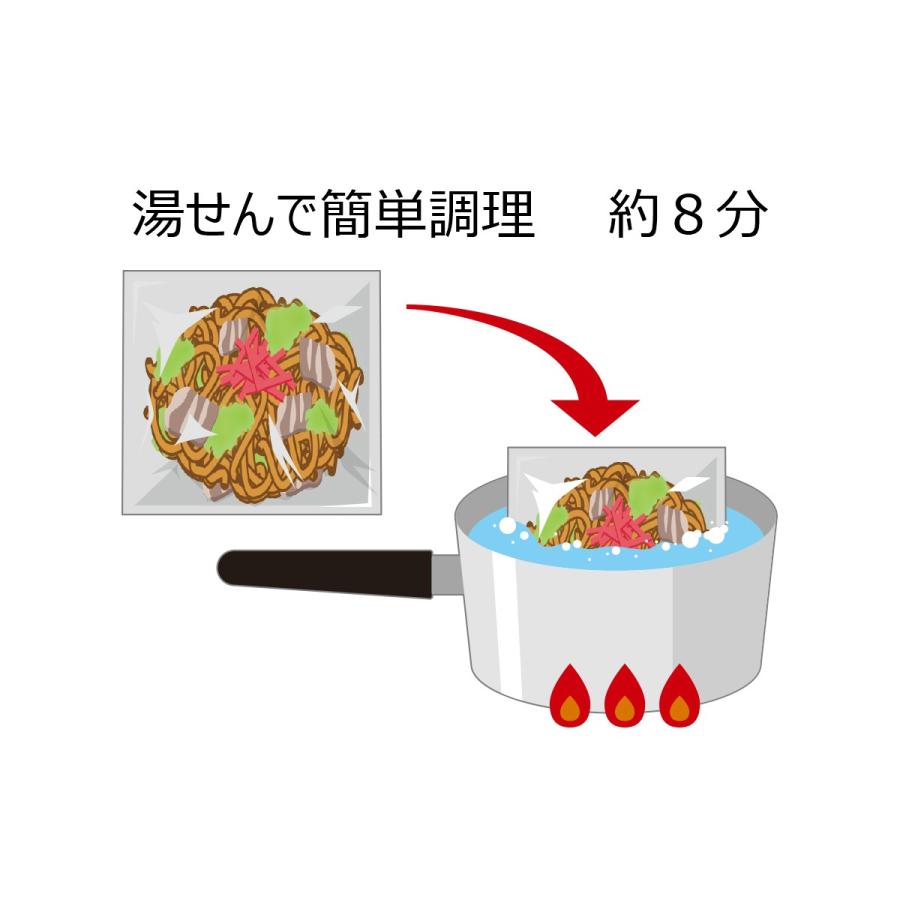 吉野家　牛肉 焼きそば　計8食（180ｇ×2食）×4袋