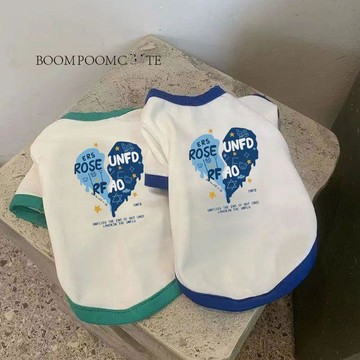 【48時熱賣】寵物狗狗貓咪春夏衣服潮牌寵物卡通中小型犬服裝薄款柯基泰迪法鬥