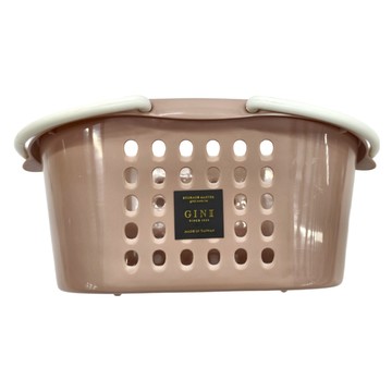 GINII 多功能衛浴橢圓提籃，3.9L，耐熱100°C，耐冷-20°C  S27.5 x 20.5 x 12cm  香頌粉  1個
