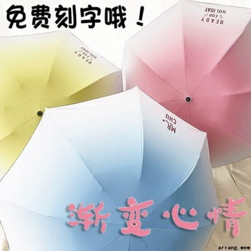 【晴雨兩用黑膠防曬】韓國小清新折疊傘 太陽傘 陽傘 遮陽傘 防紫外線雨傘 大雨傘 輕量雨傘 快乾雨傘 自動傘 男女適用