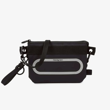 Hedgren UNI ICHI S RFID 防盜收納包 - 塗層黑