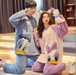 ディズニー パジャマ レディース メンズ モコモコ おしゃれ セットアップ パジャマ レディース 冬 ペア カップル もこもこ ルームウェア 通販 Lineポイント最大3 0 Get Lineショッピング