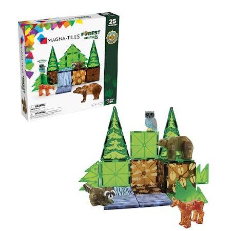 MAGNA-TILES Forest Animals 25-Piece Magnetic Construction Set, The