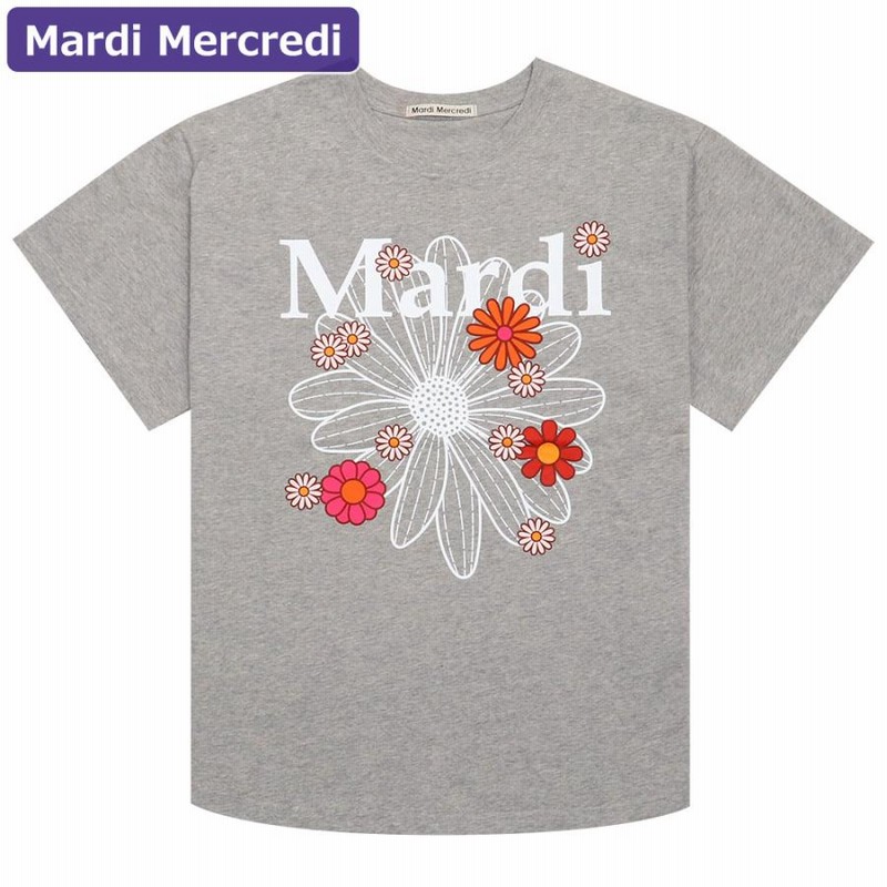 マルディメクルディ Mardi Mercredi Tシャツ TSHIRT FLOWERMARDI 半袖 レディース 韓国 ファッション アパレル 楽天市場】マルディメクルディ MARDI MERCREDI アパレル Tシャツ