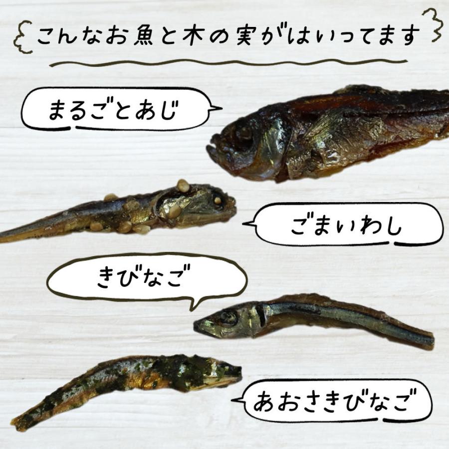 7種類のナッツ＆フィッシュ 3種類のナッツと4種類の小魚とエビ 送料無料 カルシウム豊富 アーモンド小魚 クリスマス ギフト プレゼント 2023