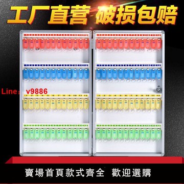 【台灣公司保固】鑰匙箱管理盒壁掛式房產中介鑰匙柜管理柜汽車鎖匙收納盒箱子掛墻
