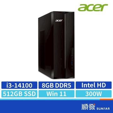 acer 宏碁 XC-1785系列 文書型 i3-14100 8G 512G W11 電腦主機