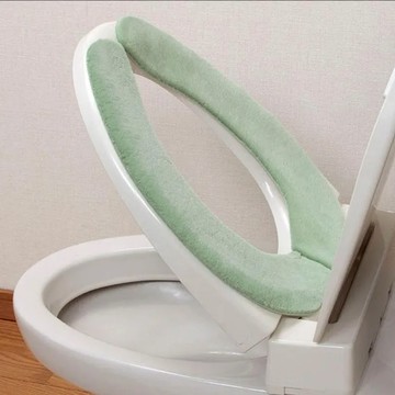 日本SANKO 日本製吸附型馬桶坐墊/可機洗 - 粉色