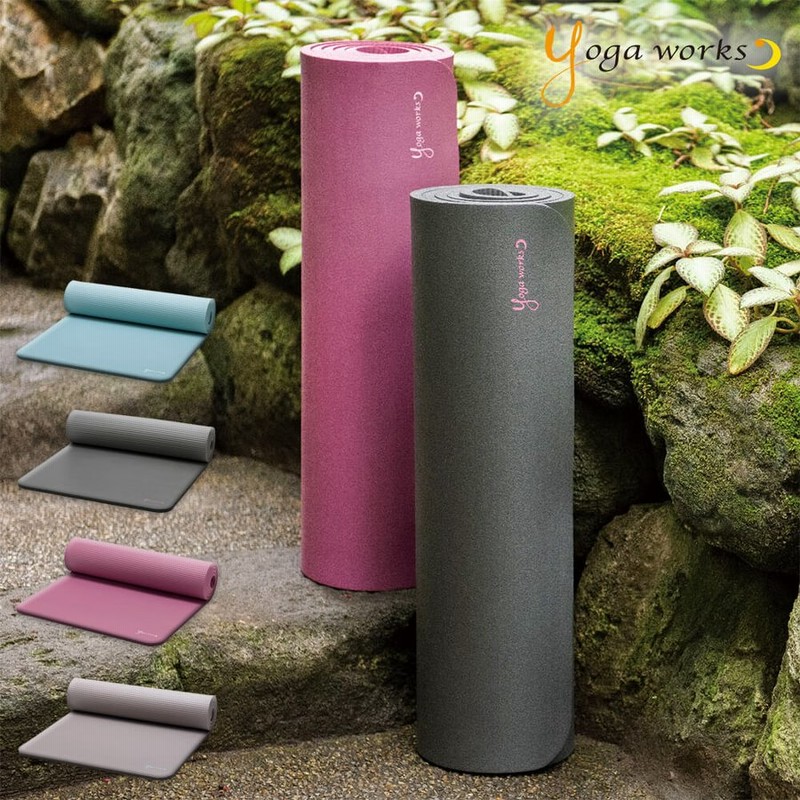 ヨガワークス ヨガマット 12mm ピラティスマット ヨガ ピラティス マット Yogaworks マルベリー チャコール ミントモカ 通販 Lineポイント最大0 5 Get Lineショッピング