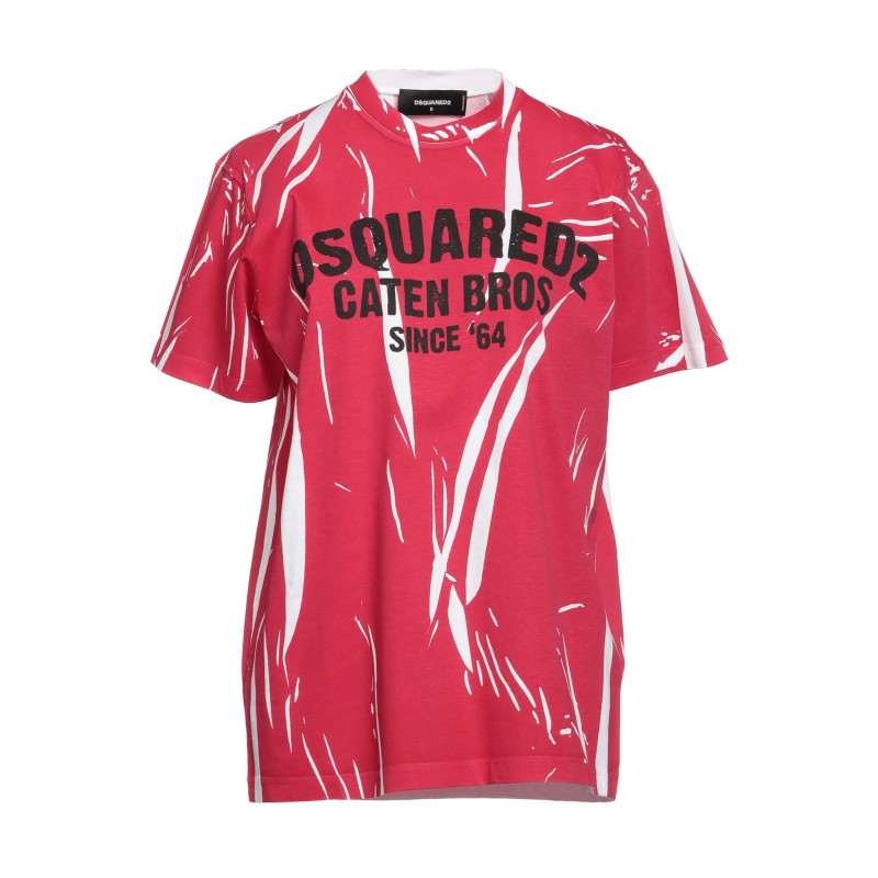 ディースクエアード DSQUARED2 T シャツ レッド XS コットン 100% T ...