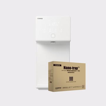 【Coway】【純淨水極光】濾淨智控冰溫瞬熱桌上型飲水機｜CHP-7211N_送奈米高效7吋濾芯組(一年份)