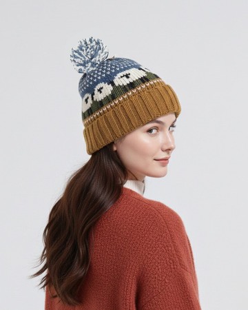 witharch手工羊羊帽-焦糖