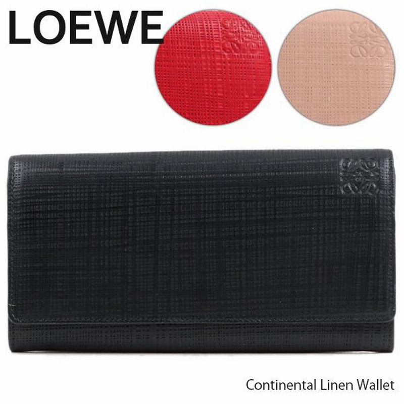 LOEWE ロエベ Continental Linen Wallet コンチネンタル リネン ...