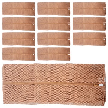 墨彩粗網洗衣袋 60x60cm  棕色  1組