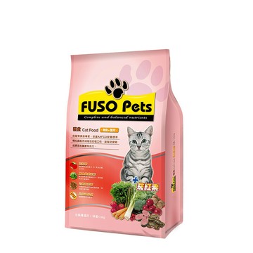 【福壽】FUSO Pets福壽貓食1.5kg-鮪魚+蟹肉口味