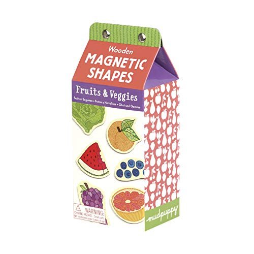 Fruits  Veggies Wooden Magnetic Shapes