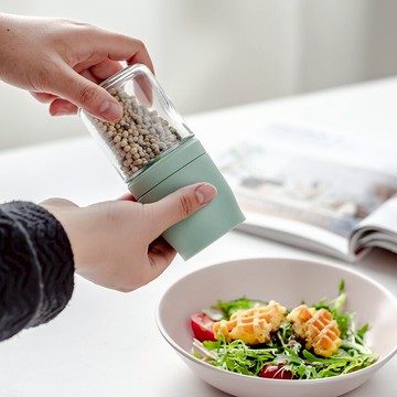 胡椒研磨器手動現磨黑胡椒粉家用廚房花椒粉芝麻海鹽胡椒粒研磨瓶
