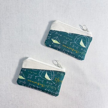 現貨手作數學零錢包小錢包