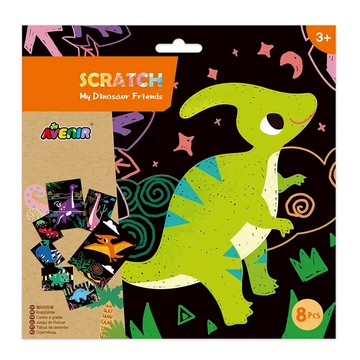 Avenir Kids 德國 趣味刮畫入門  恐龍夥伴  1個