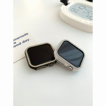 《台灣出貨》超质感 適用 APPLE WATCH 鑲鑽錶殼 錶框 保護殼 防摔殼 邊框殼 S11 S10 SE 46mm
